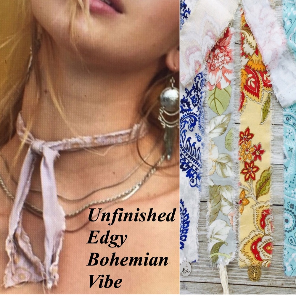 BOHEMIAN NECKERCHIEFS/NECKTIES/BANDANAS ASSORTED - Picture 2 of 8